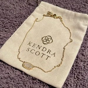 Kendra Scott gold druzy necklace